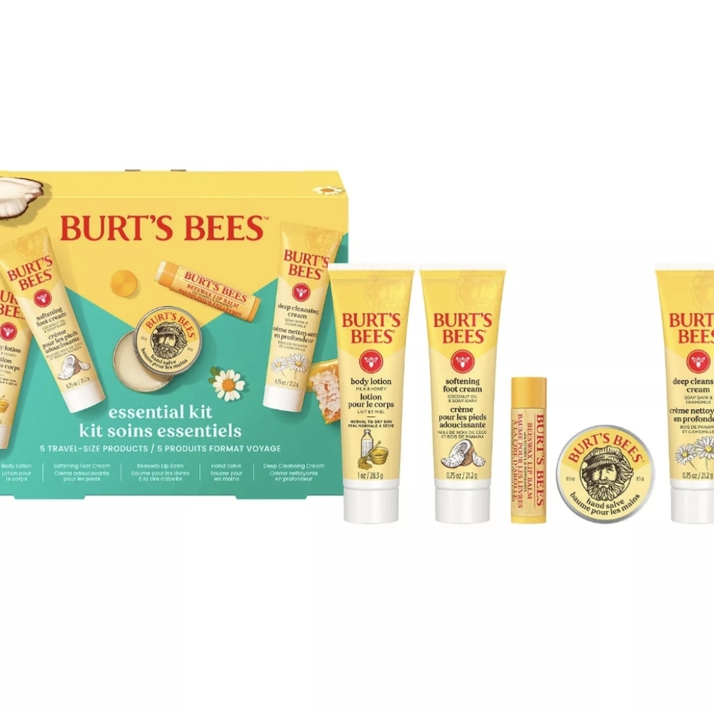 Burt's Bees 5pc. Everyday Essentials Beauty Gift Set for Lips, Face, and Body - Picture 5 of 7